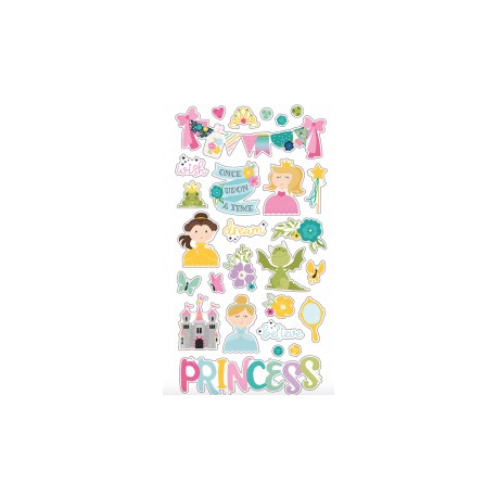 Little Princess cardstock stickers