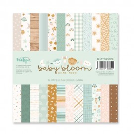 Baby Bloom. Stack 12x12" Doble cara