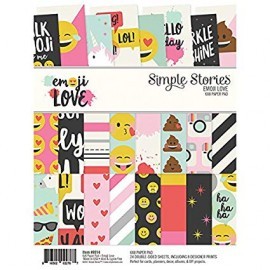 Emoji Love. 6x8 Paper pad