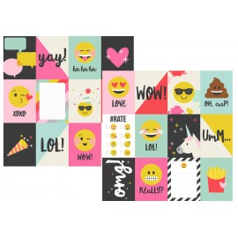 Emoji Love 3x4 & 4x6 Journaling card elements